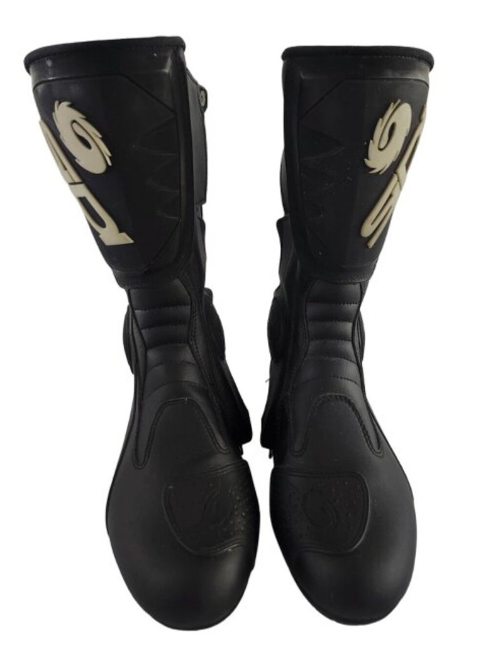 Sidi Black Rain Waterproof Leather Motorcycle Touring Boots Men’s Size US 11